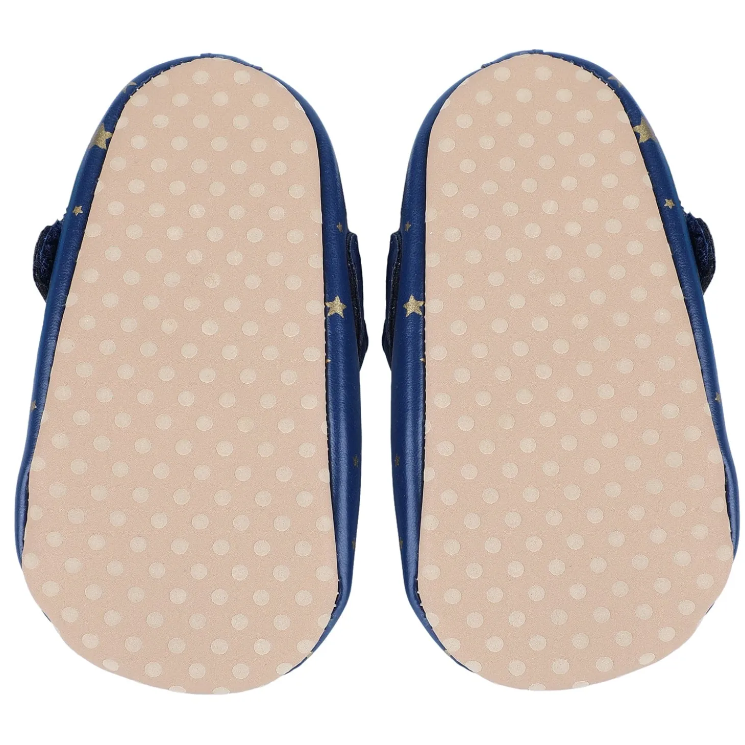 Star Premium Girls Soft Anti-Slip Ballerina Shoes - Navy Blue