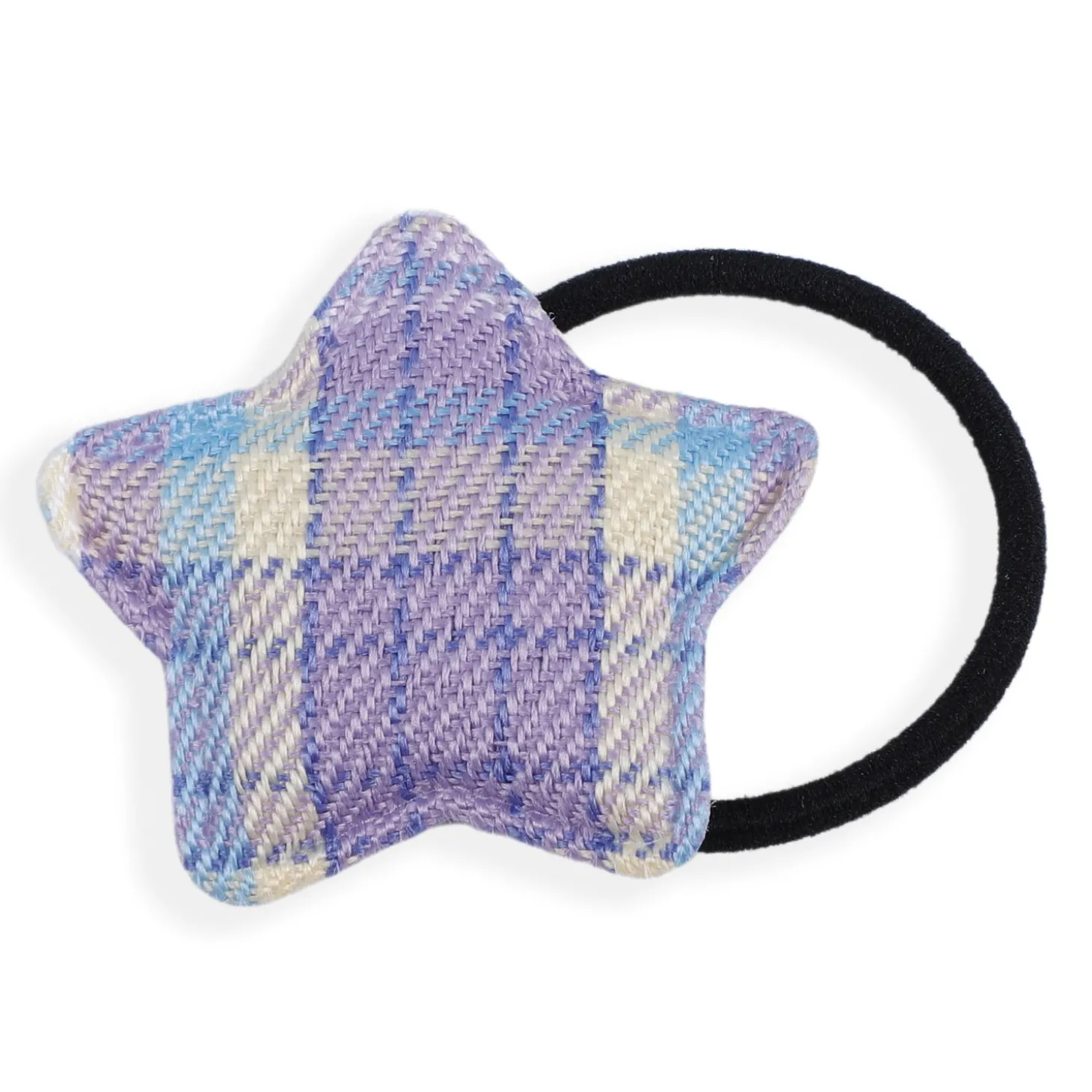 Star Rubber Bands Hair Elastic 2 Pcs - Purple