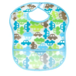 Striped Blue 2 Pk Bibs