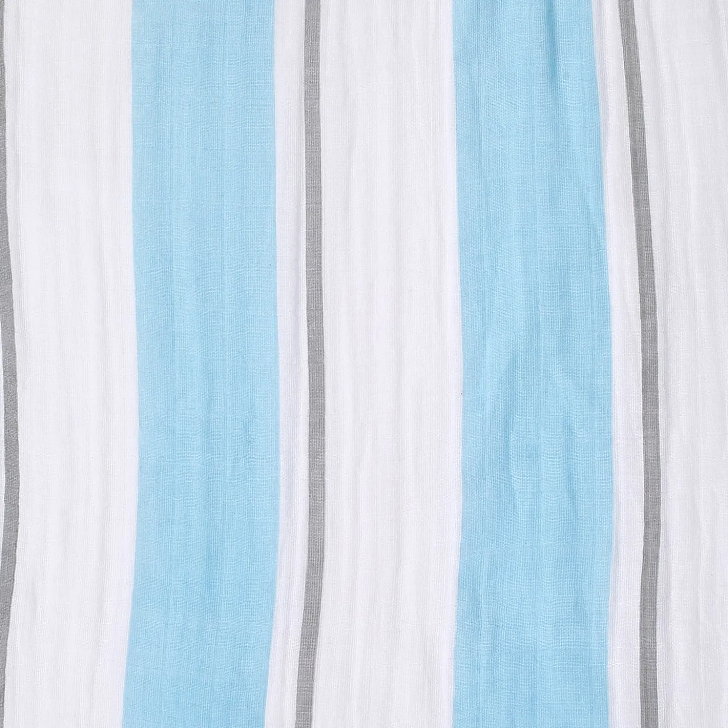Striped Blue And White Blanket