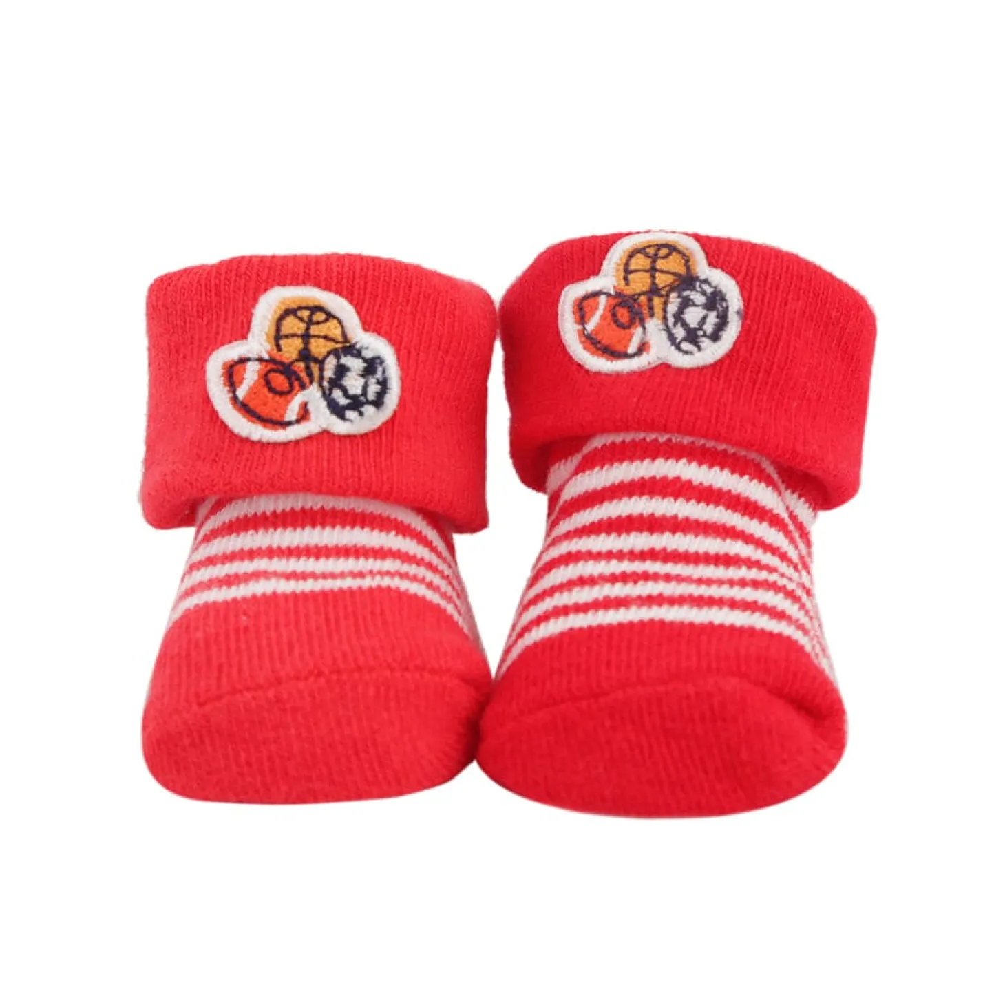Striped Red 2 Pk Socks