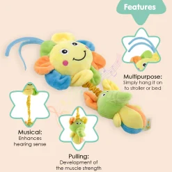 Sunflower Yellow Pulling Toy