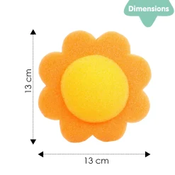 Sunflowers Orange 2 Pcs Bath Sponge