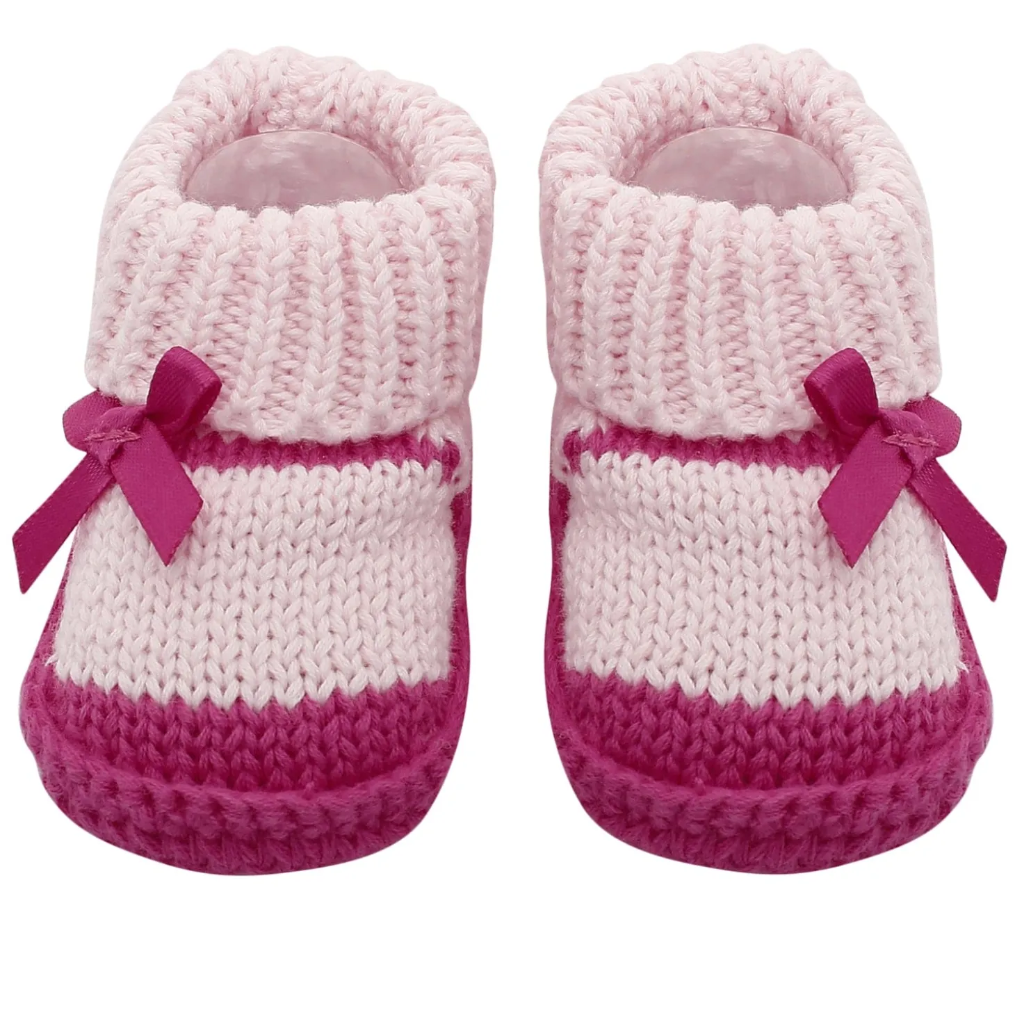 Sweet Bows Pink Socks Booties