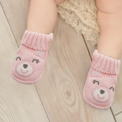 Sweetheart Light Pink Socks Booties