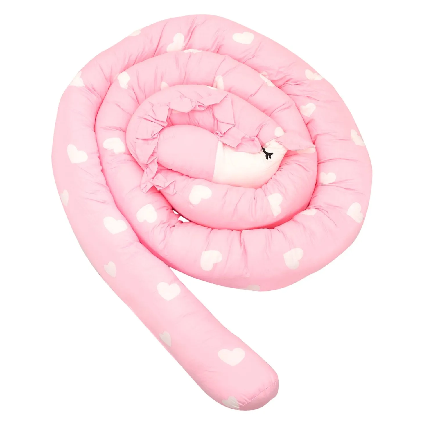Sweetheart Pink Cot Bumper