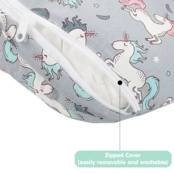 Unicorn Grey Feeding Pillow