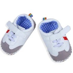 Velcro Colour Blocked Casual Anti-Skid Shoes - Multicolour