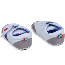 Velcro Colour Blocked Casual Anti-Skid Shoes - Multicolour