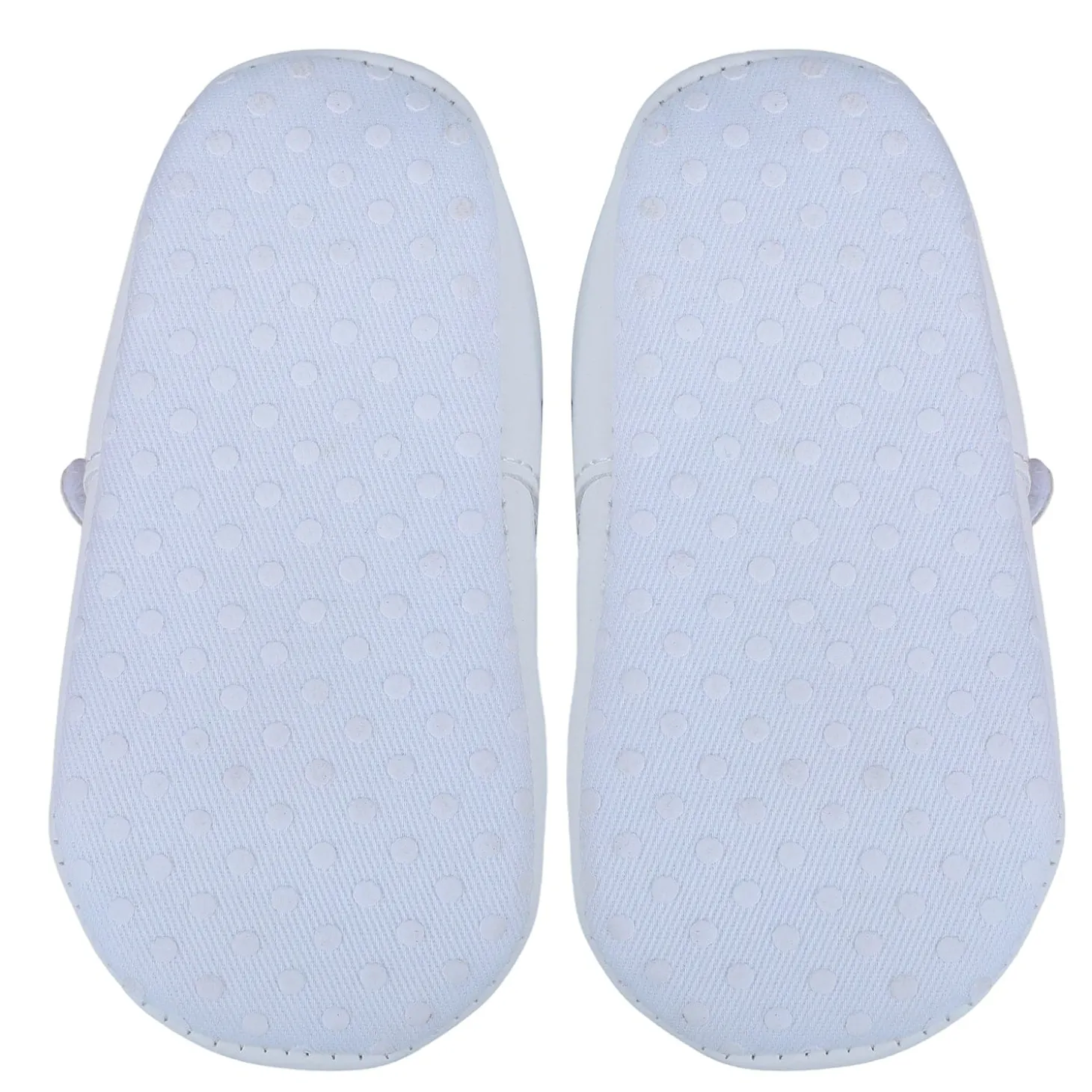 Velcro Hook-Loop Premium Anti-Slip Sandal Booties - White