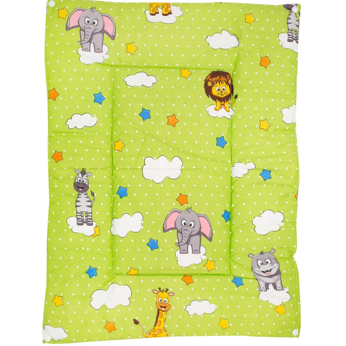 Waterproof Changing Sheet Set Fun In The Jungle Green