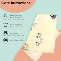 Waterproof Changing Sheet Set Vintage Ride Yellow