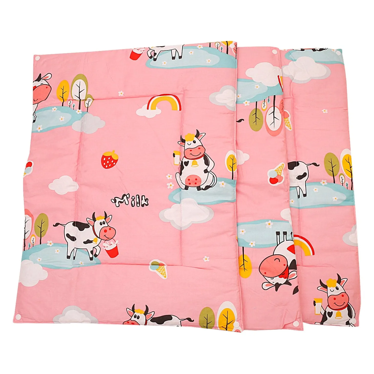 Waterproof Changing Sheet Set Milkaholic Peach