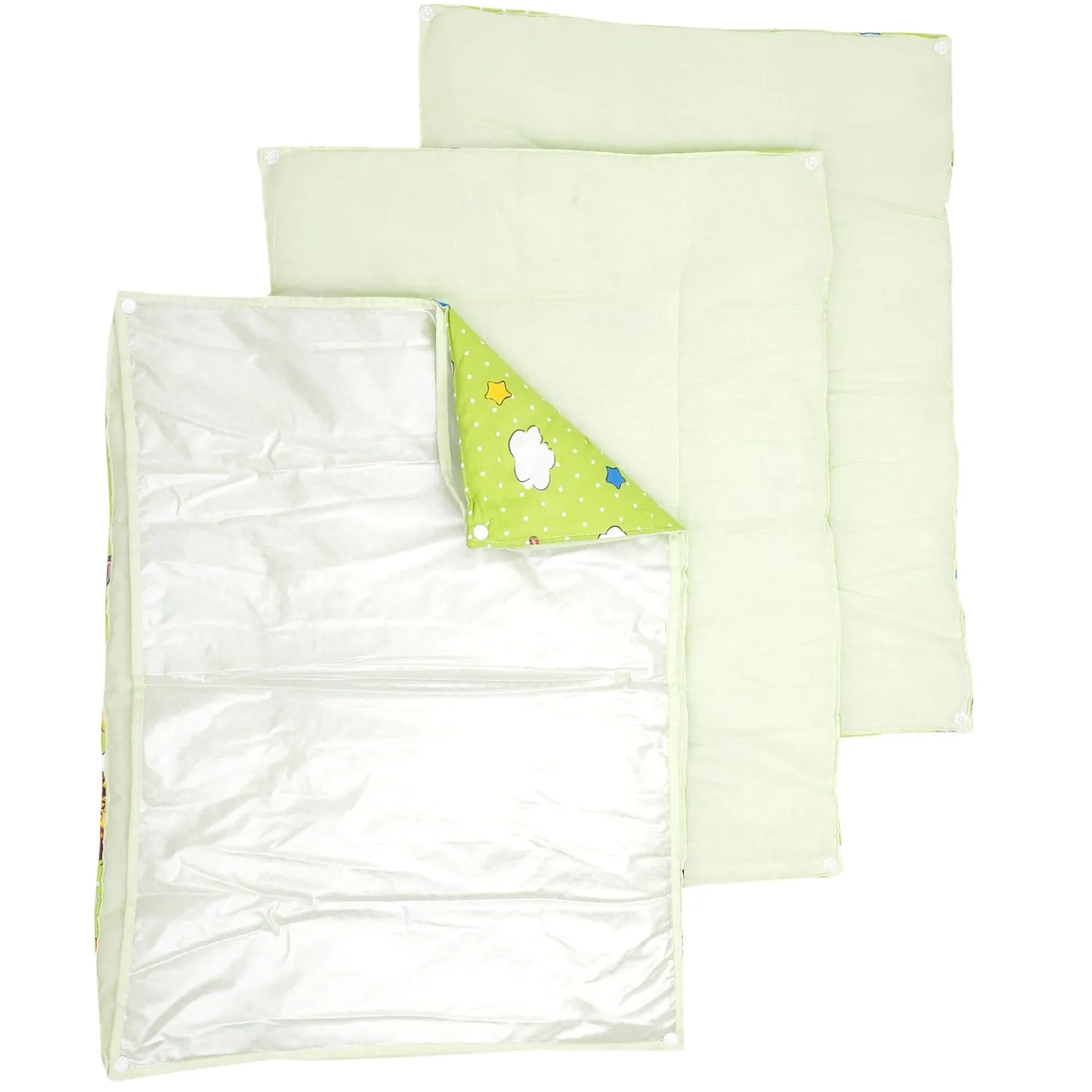 Waterproof Changing Sheet Set Fun In The Jungle Green