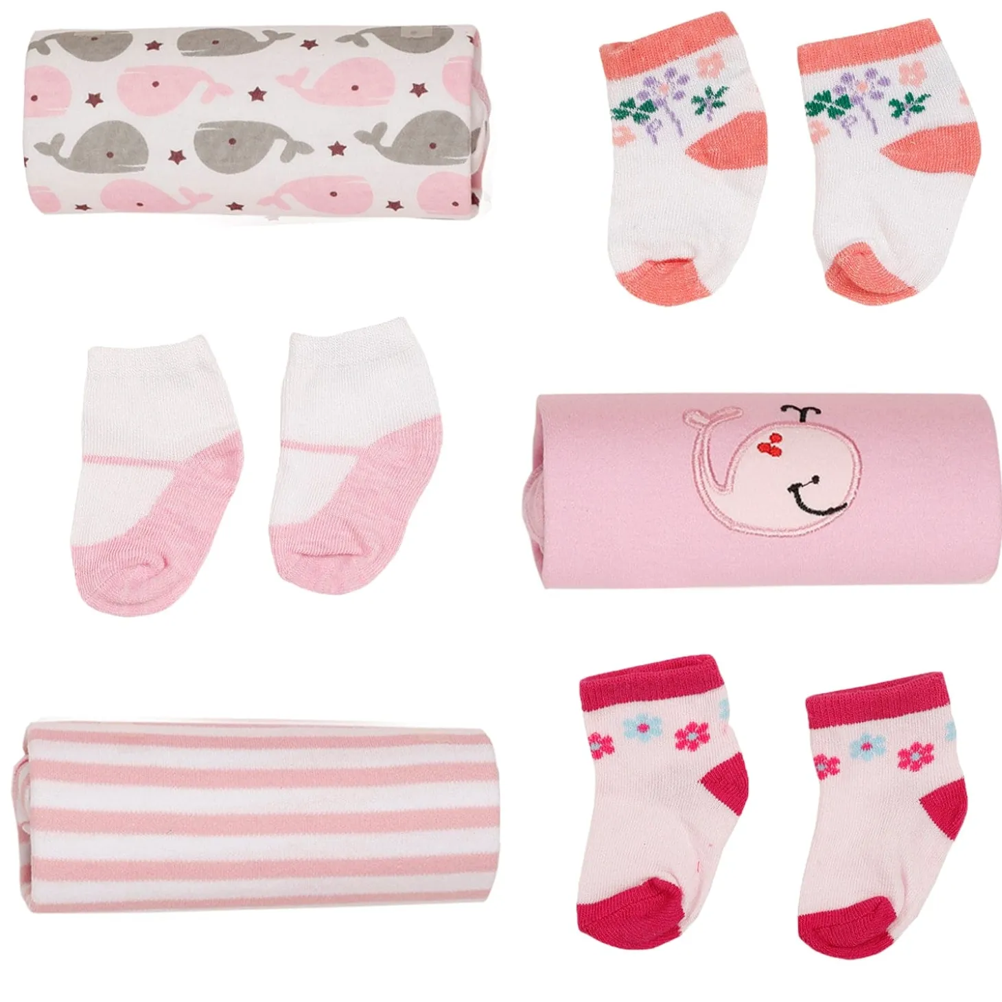 Whale Pink 6 Pcs Gift Set