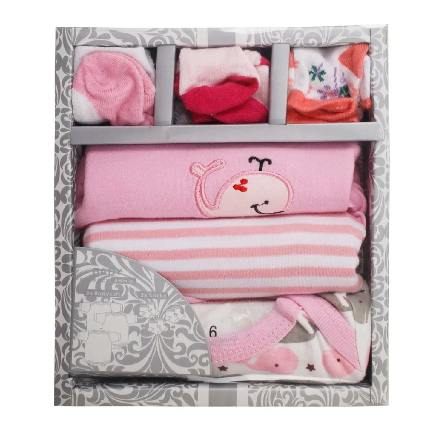 Whale Pink 6 Pcs Gift Set