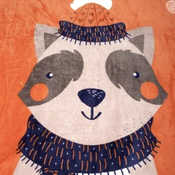 Winter Is Coming Orange One Ply Blanket