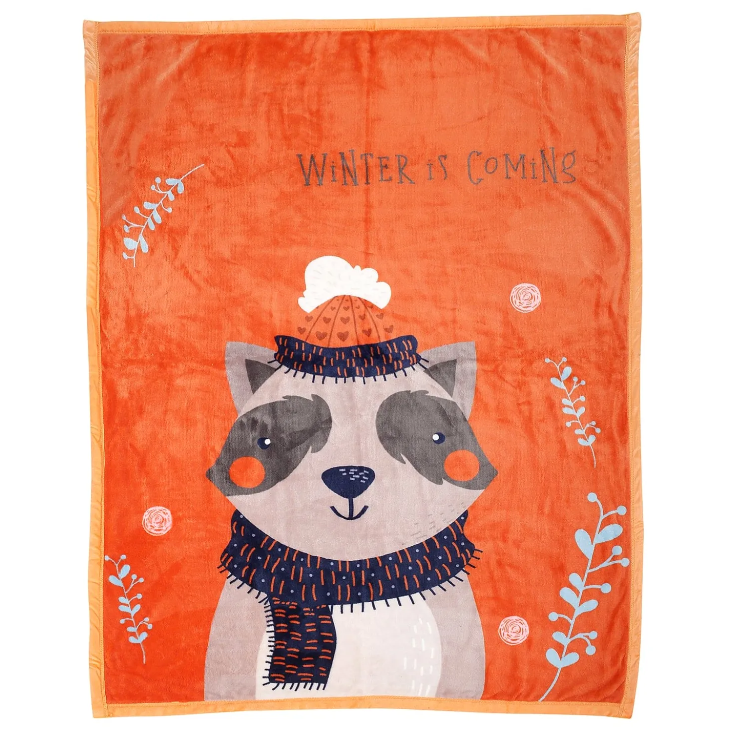 Winter Is Coming Orange Two-Ply Blanket