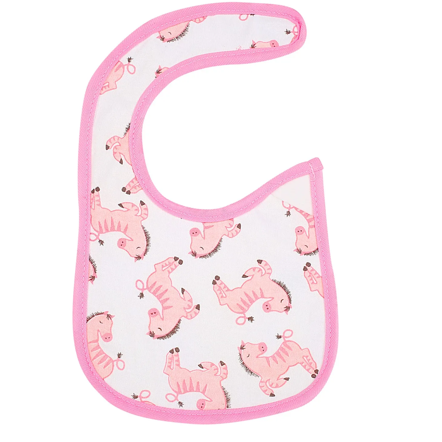 Zebra Multicolour 3 Pk Bibs